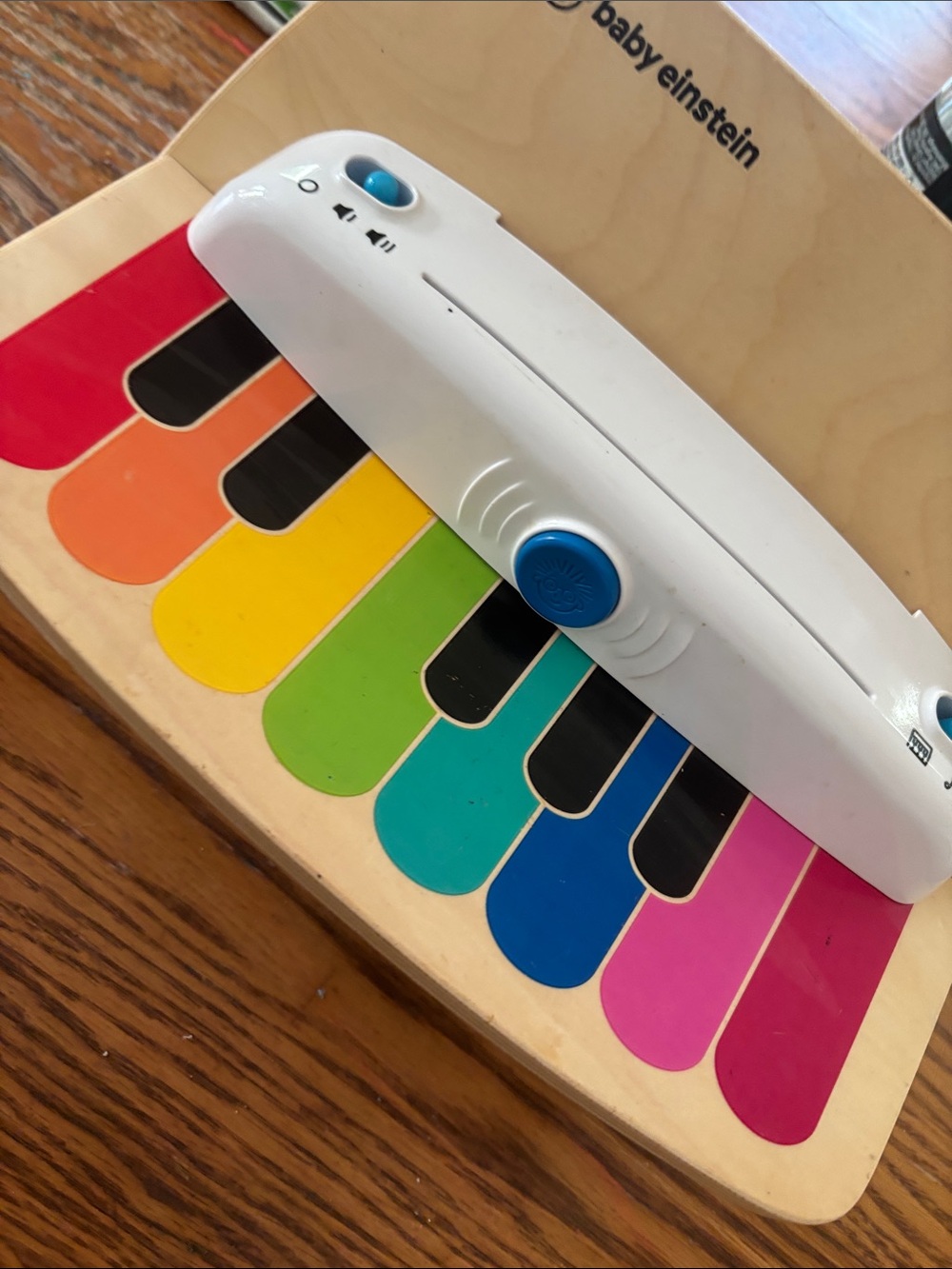 Baby Einstein Rainbow Piano Toy - White with Multicolor Keys